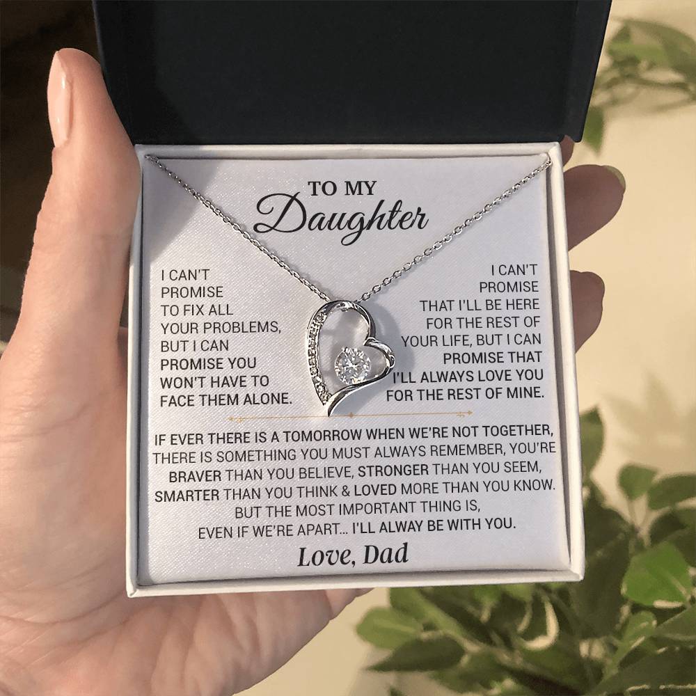 To My Daughter Necklace, Gift for Daughter from Dad,Daughter Father Necklace 9_9