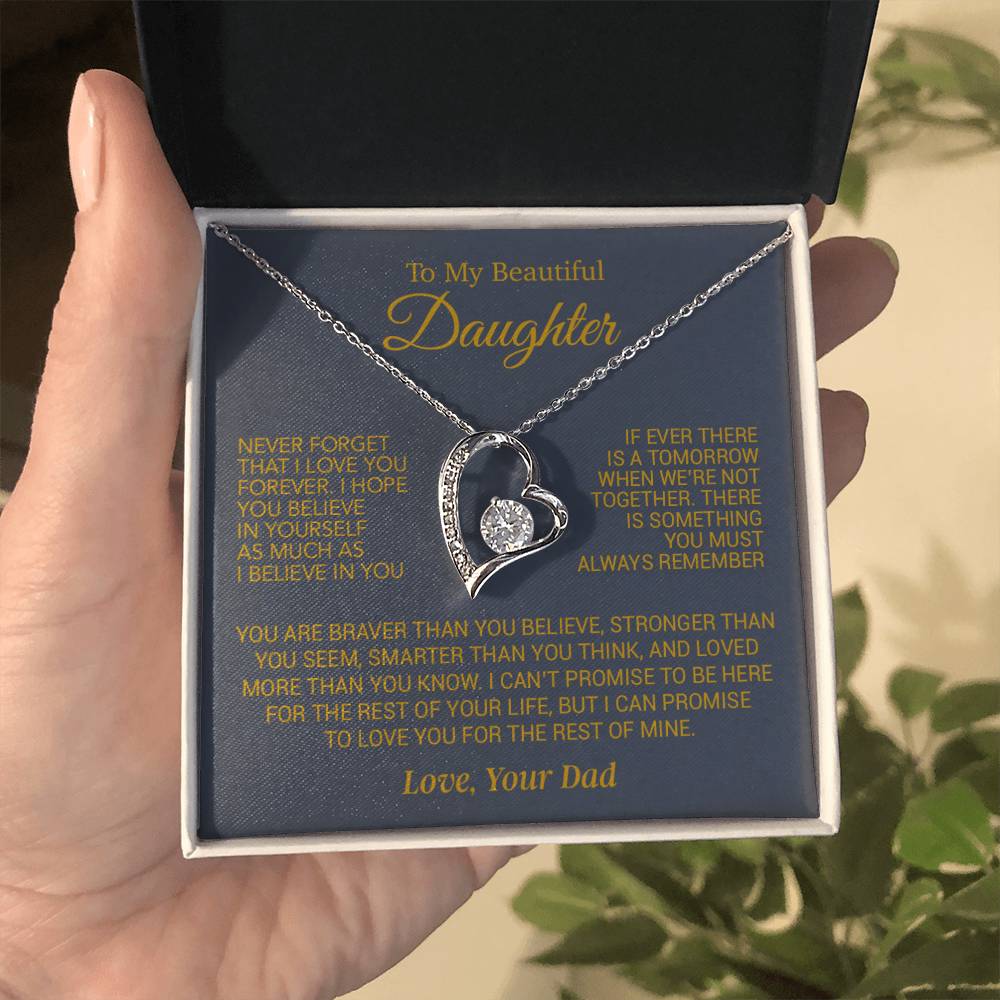 To My Daughter Necklace, Daughter Birthday Gift, Christmas Gift for Daughter 17_10