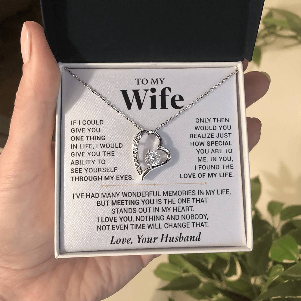 To My Wife Necklace, Anniversary Gift For Wife, Wife Birthday, Gift For Wife 777