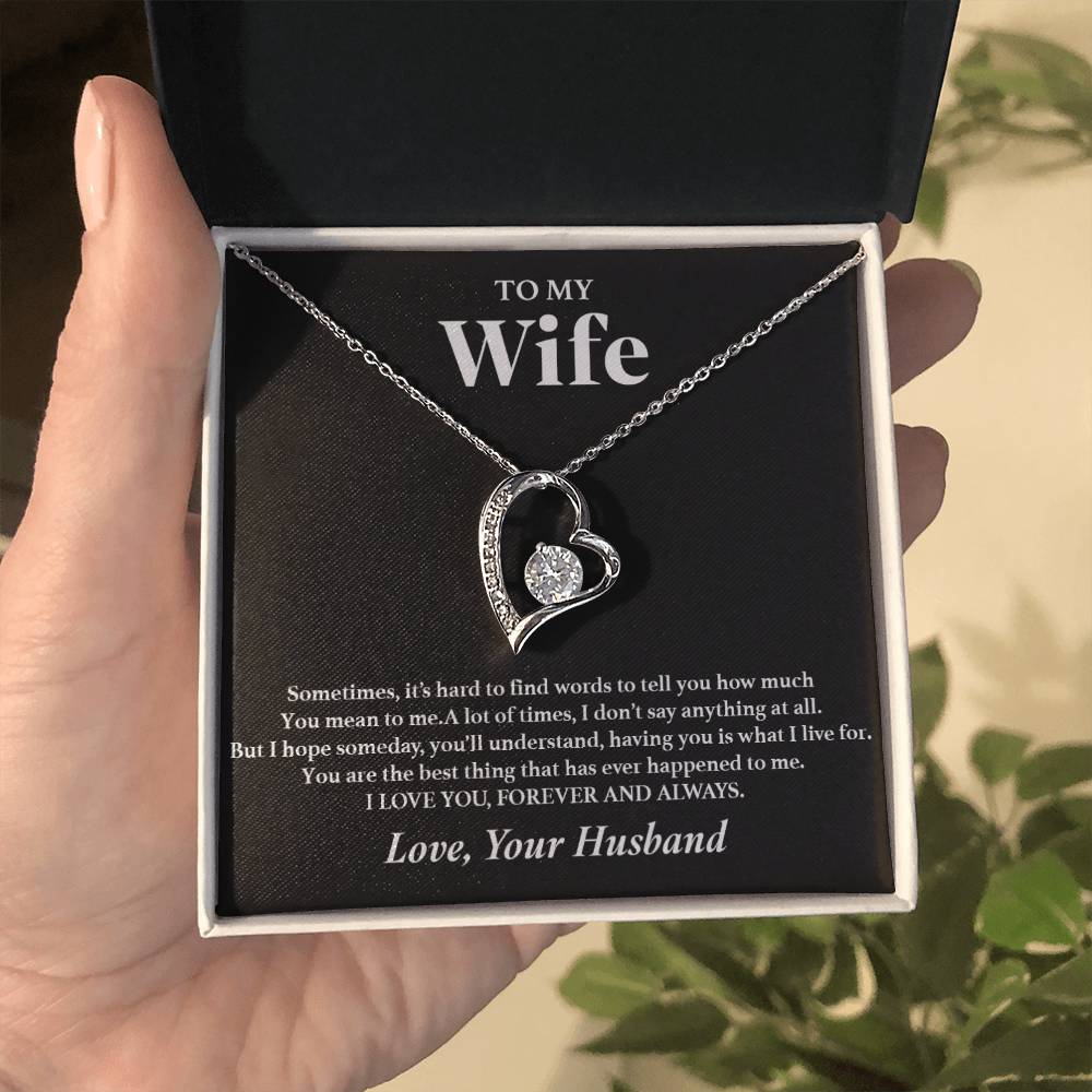 To My Wife Necklace, Gift For Wife, Anniversary Gift For Wife, Necklace For Wife