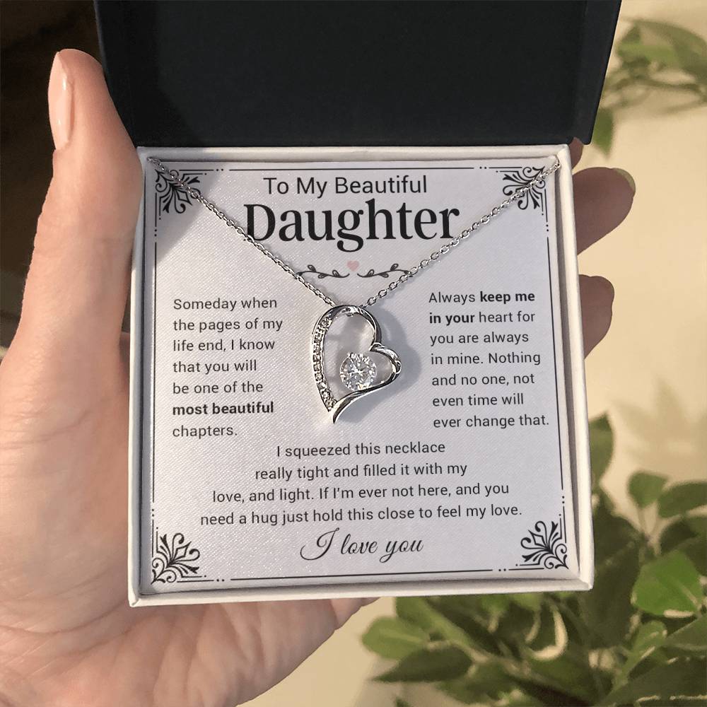 To My Daughter Necklace, Daughter Gift from Dad, Mom, Daughter Birthday Gift, Christmas Gift for Her 2_12