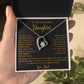 To My Daughter Necklace, Gift for Daughter from Dad, Father Daughter Necklace  4_5_Gold