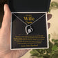 Custom To My Wife Necklace , Anniversary Gift Wife , Valentines Gift for Wife, Christmas Gifts