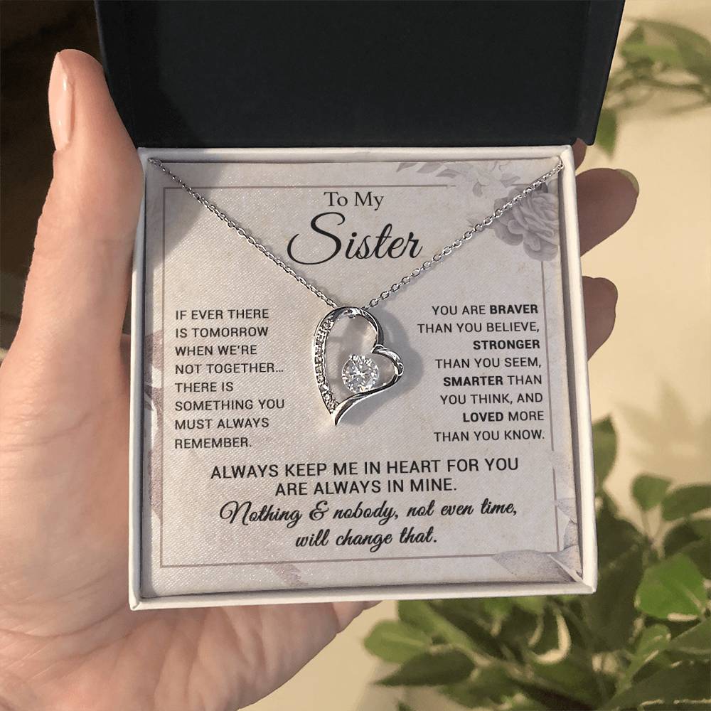 To My Sister Necklace, Brother to Sister, Birthday gift For Sister from Brother 7_9