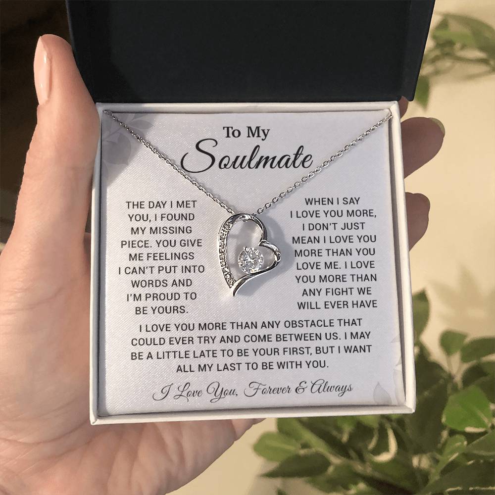To My Soulmate Necklace, Christmas, Valentine Gift For Her, Gift For Soulmate 19_3
