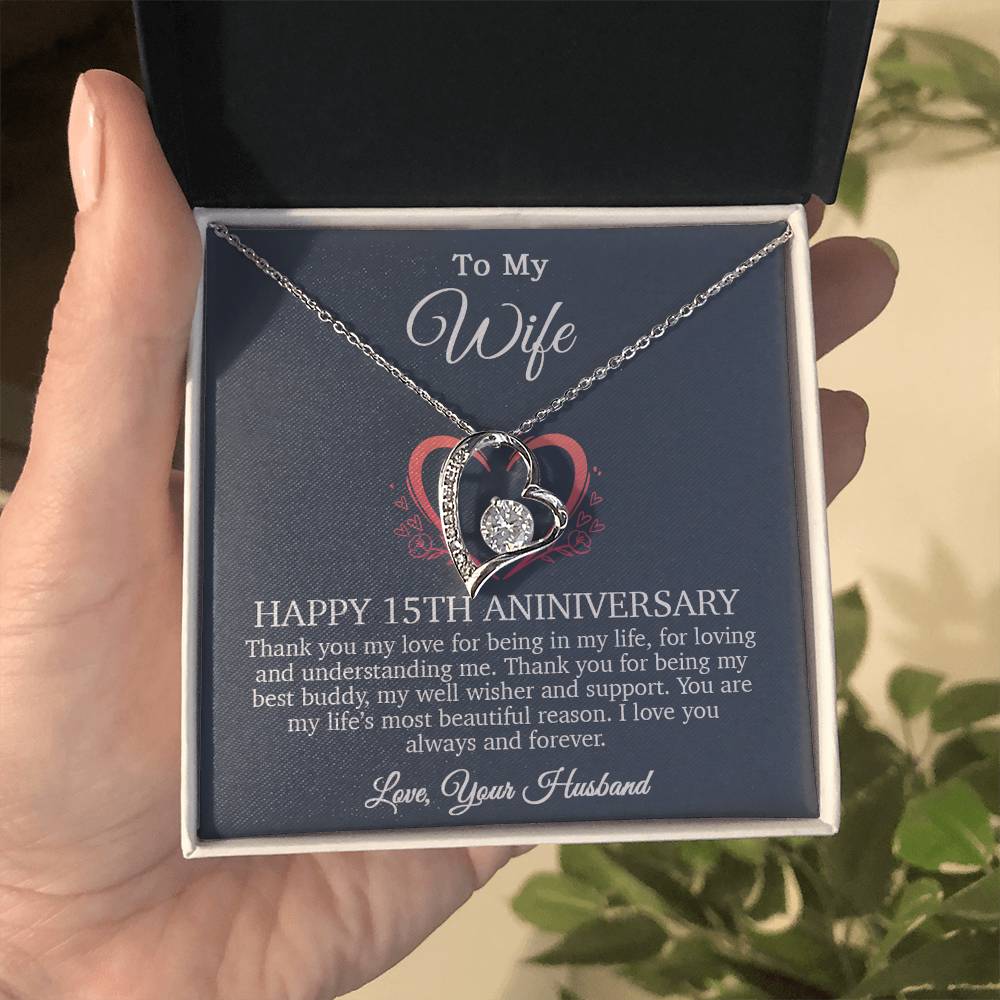 15th Anniversary Gift For Wife, 15 Year Anniversary Gifts, 15th Wedding Anniversary Gift Ideas_Blue