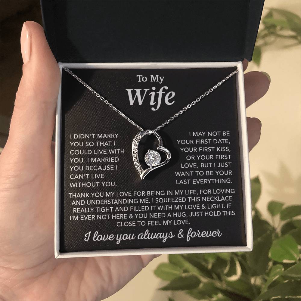 To My Wife Necklace, Gift For Wife, Anniversary Gift, Wife Birthday Gift For Her 2_1