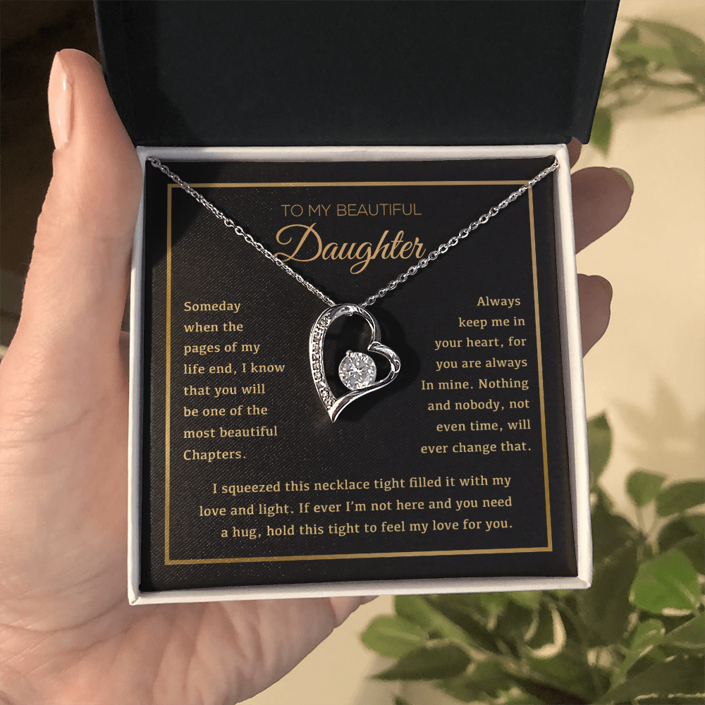 To My Daughter Necklace, Daughter Gift from Dad, Mom, Daughter Birthday Gift, Christmas Gift for Her 14_1