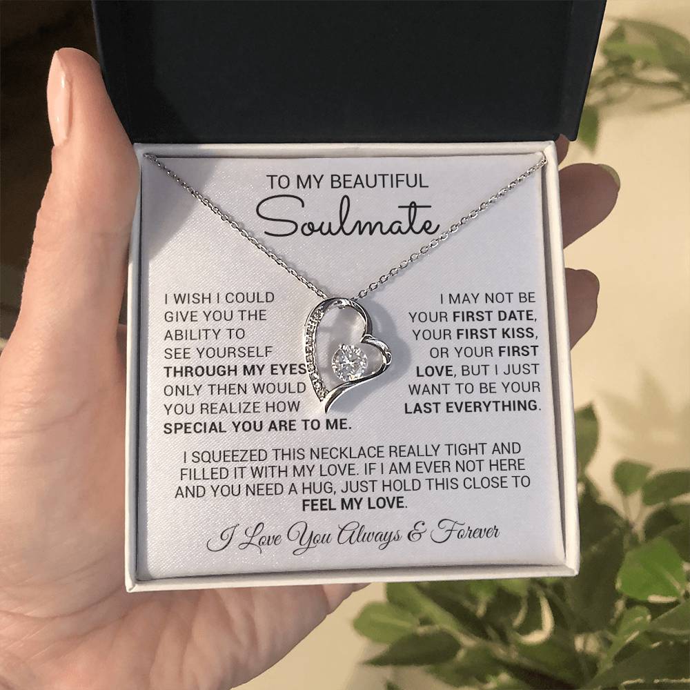 To My Soulmate Necklace, Christmas, Valentine Gift For Her, Gift For Soulmate 14_1