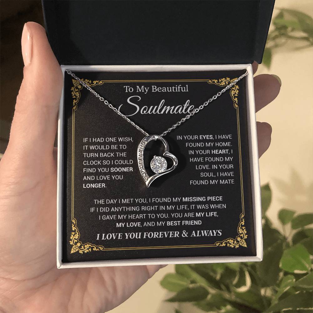 To My Soulmate Necklace, Gift for Wife, Girlfriend, Anniversary Gift 23_11