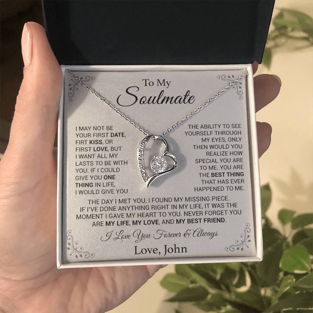 Custom To My Soulmate Necklace, Anniversary Gift, Birthday Gift, Christmas Gift 22_8