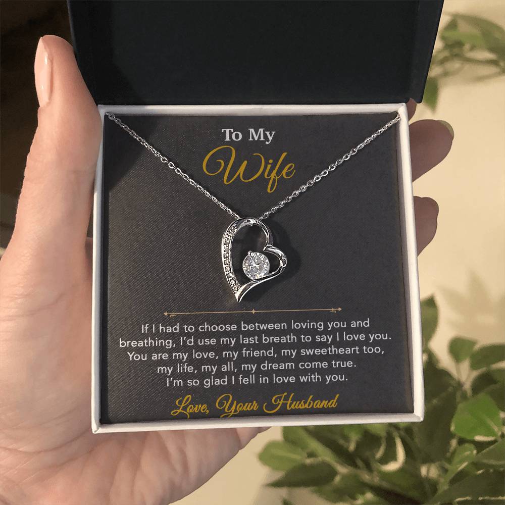 To My Wife Necklace, Wife Gift from Husband, Wife Birthday Gift, Christmas Gift 6_1