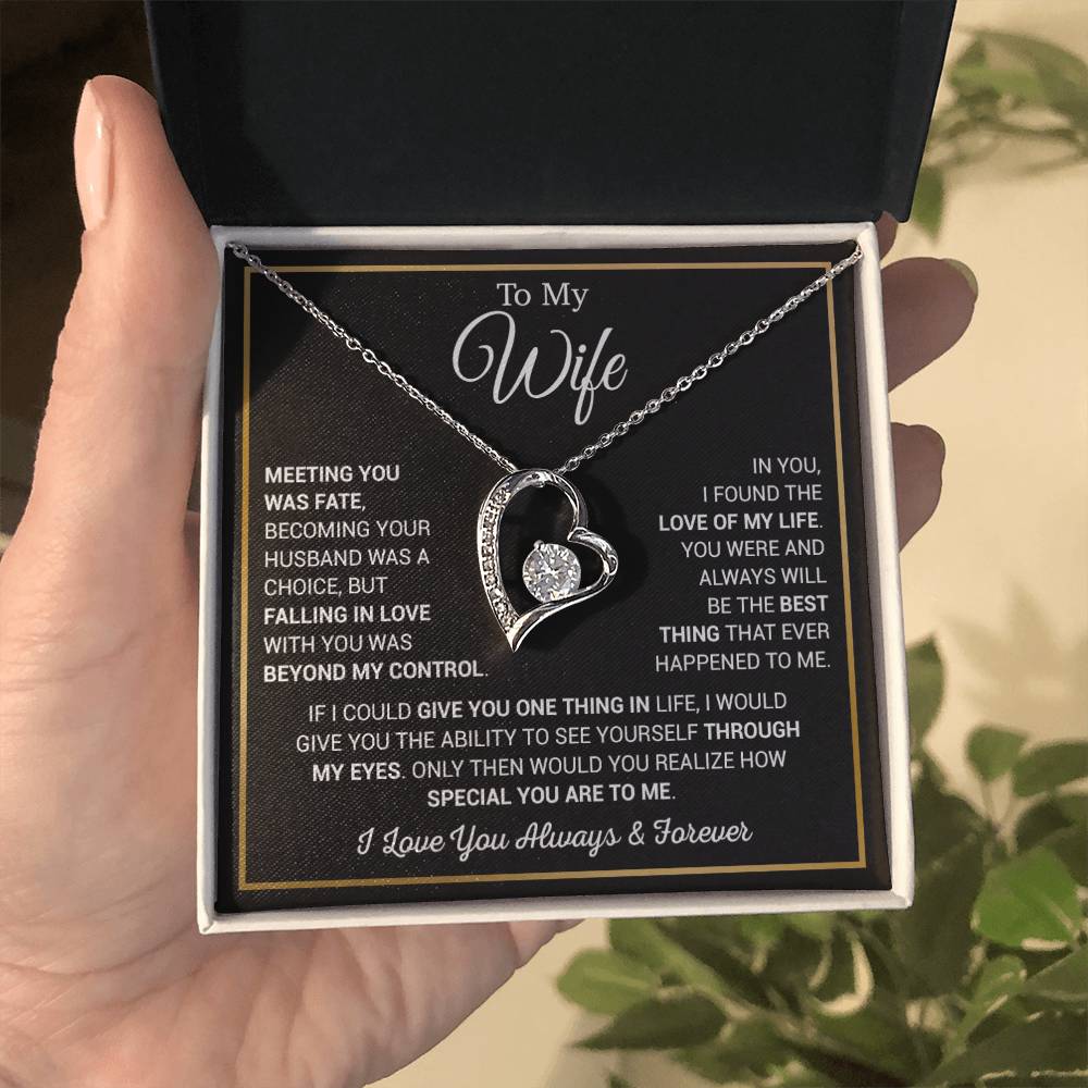 To My Wife Necklace, Valentines Day Gift For Wife, Gifts For Wife From Husband