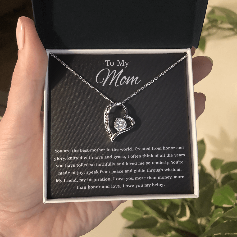 To My Mom Necklace, Gift For Mom From Daughter, Mother's Day Gifts 25_4