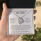 I'm Sorry Necklace Gift, Apology Gift For Her, Forgiveness Gift_White