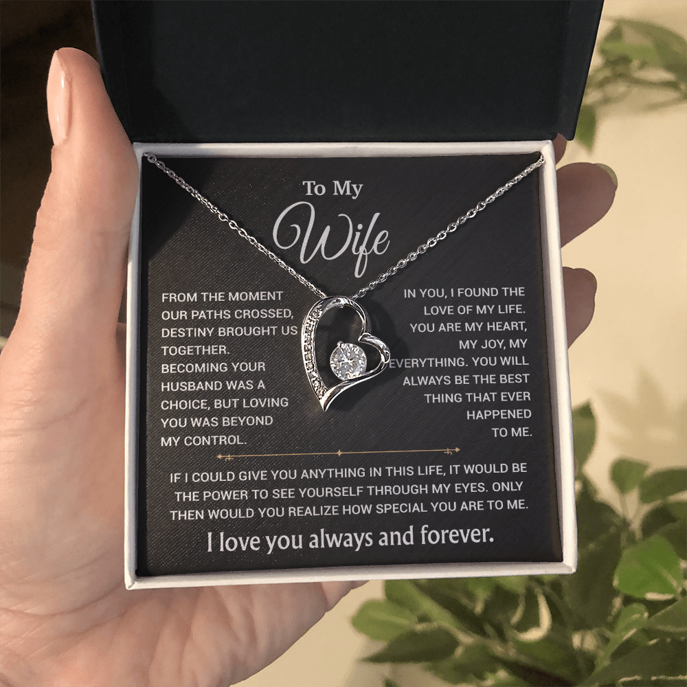 To My Wife Necklace, Christmas Gifts For Women, Anniversary Gift For Wife 25_2