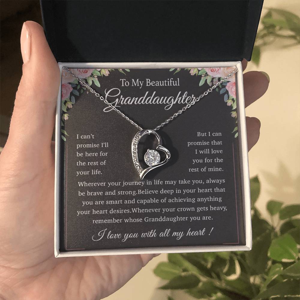 To My Granddaughter Necklace, Granddaughter Gift from Grandpa, Christmas Gift 22_11