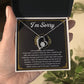 I'm Sorry Necklace Gifts, Apology Gifts For Her, Forgiveness Gift, Wife Gift 1_11