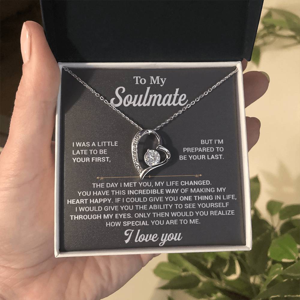 To My Soulmate Necklace, Soulmate Gift, Gift For Girlfriend, Christmas Gift 1_11