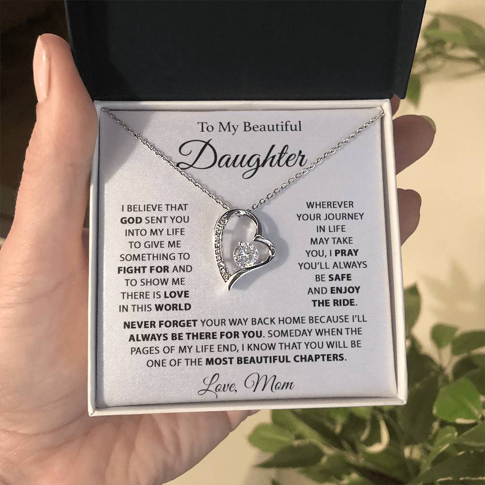 To My Daughter Necklace, Daughter Father Necklace, Daughter Gift From Dad77