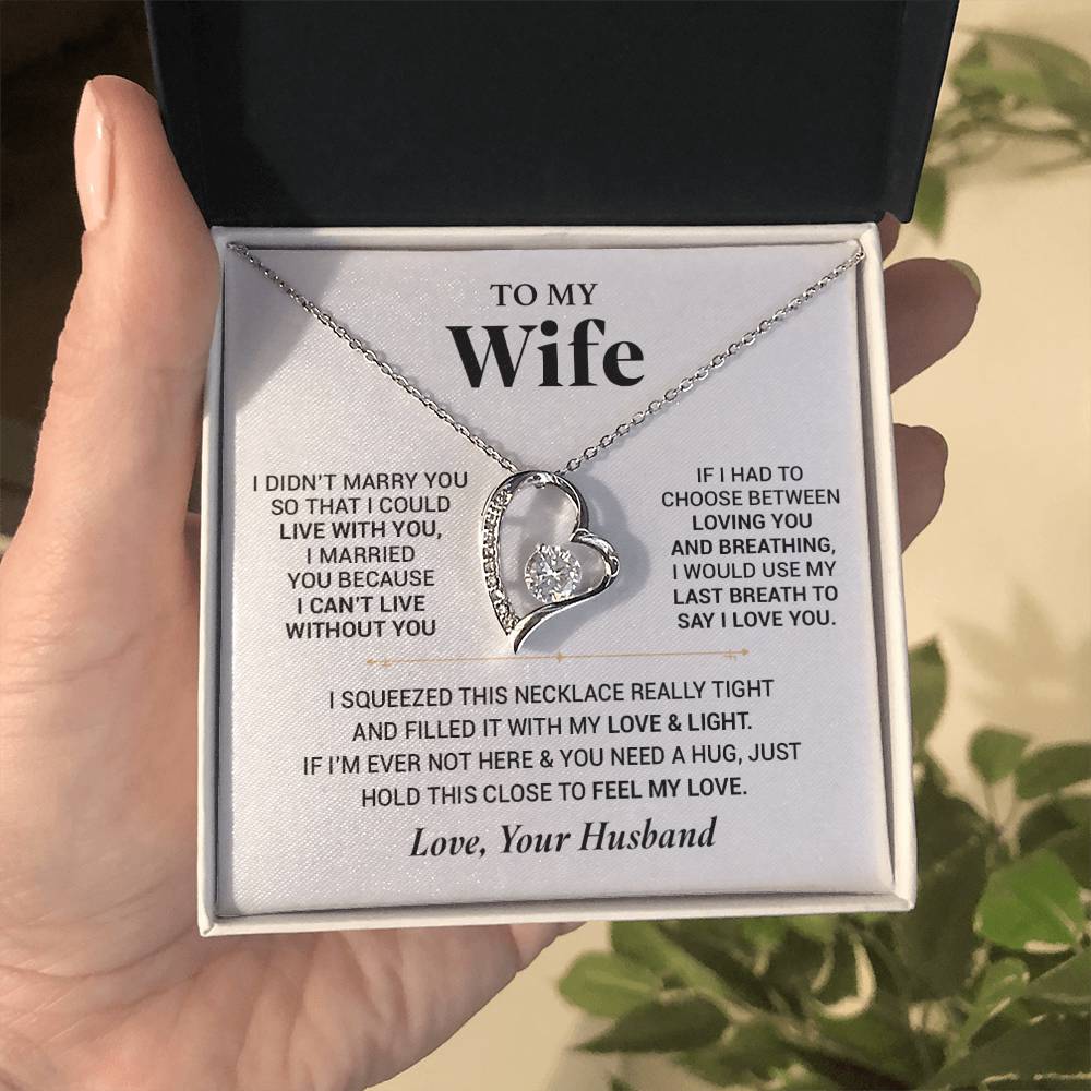 To My Wife Necklace, Christmas Gift For Wife, Christmas Gifts For Her, Wife Gift