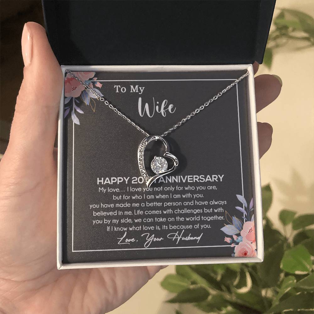 20th Anniversary Gift For Wife Necklace, 20 Year Anniversary, 20th Wedding Gift _11_11