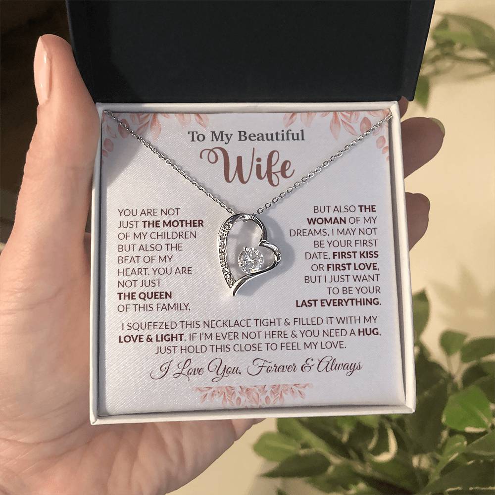 To My Wife Necklace, Wife Gift From Husband, Wife Husband Necklace, Christmas Gift 14_9