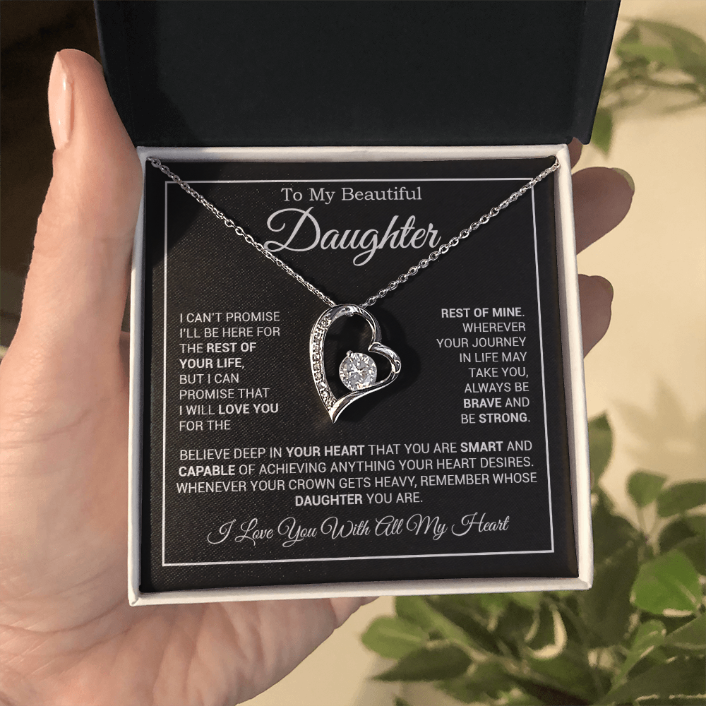 To My Daughter Necklace, Gift for Daughter from Dad And Mom Daughter