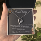 I'm Sorry Necklace Gift for Her, Apology Card for Girlfriend, Forgiveness Gift