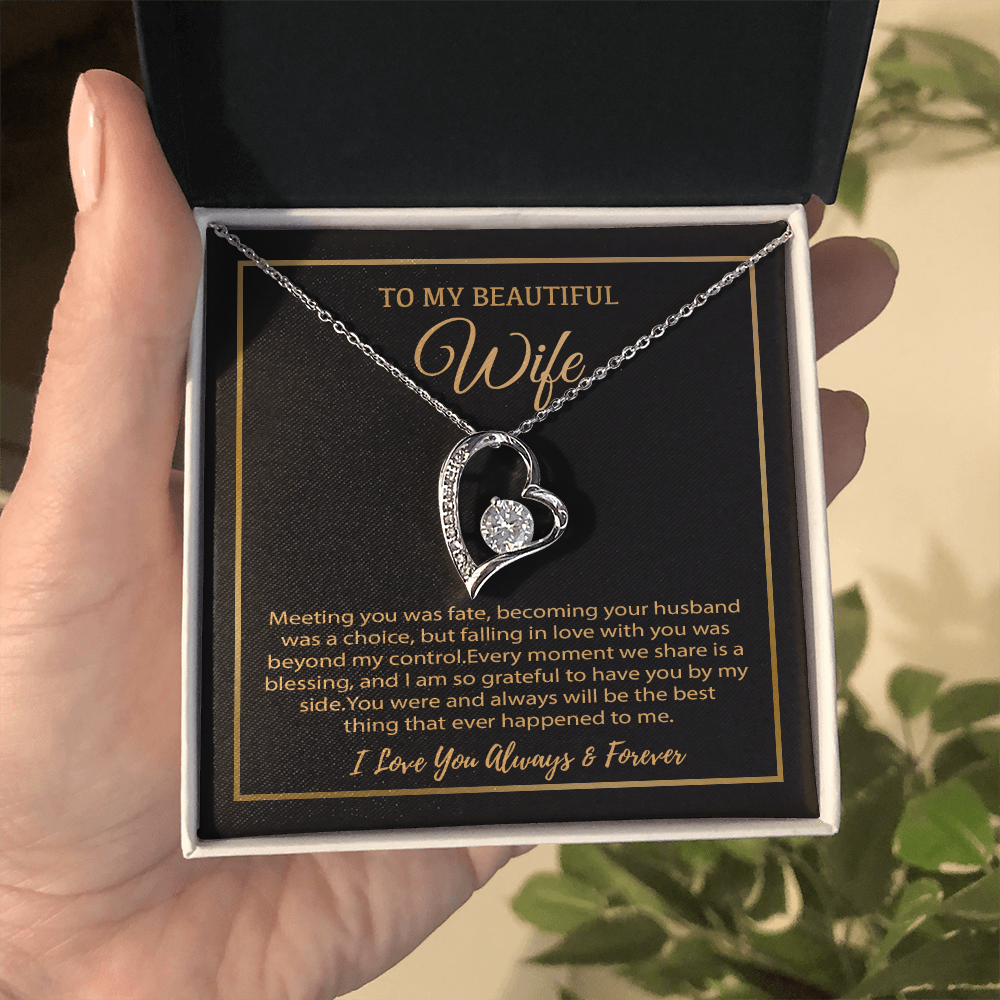 To My Wife Necklace, Christmas Gifts For Women, Anniversary Gift For Wife 19_12