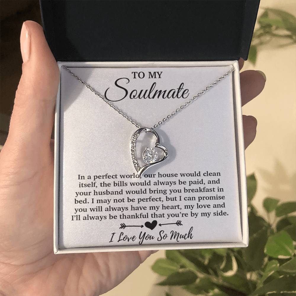 To My Soulmate Necklace, Soulmate Gift, Soulmate Jewelry Anniversary