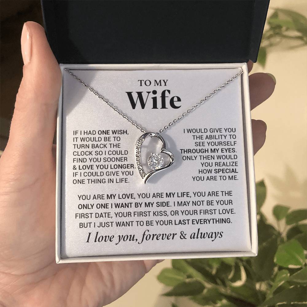 To My Wife Necklace, Anniversary Gift For Wife, Wife Birthday, Gift For Wife 23_7