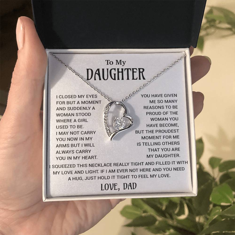 To My Daughter Necklace, Gift for Daughter from Dad, Daughter Father Necklace 18_10