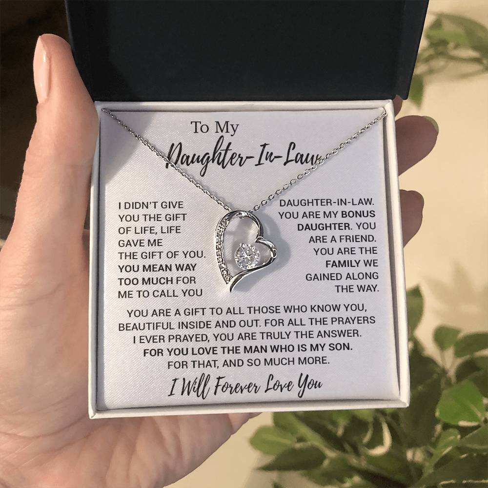 To My Daughter-In-Law Necklace, Gift For Daughter In Law, Daughter In Law Gift 18_10