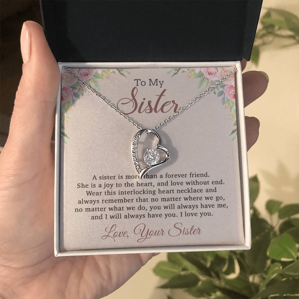To My Sister Necklace, Brother to Sister, Birthday gift For Sister from Brother 12_8