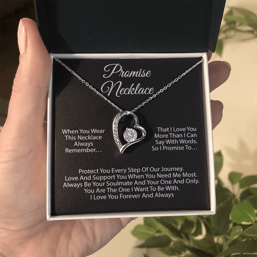 Promise Necklace For Soulmate, Valentine Gift, Birthday Gift, Anniversary Gift