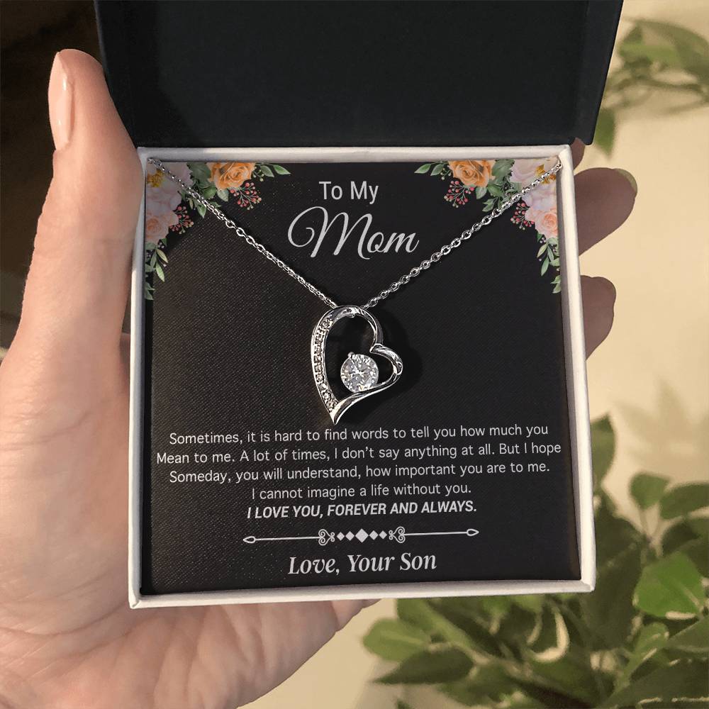 To My Mom Necklace, Mother's Day Gifts To Mom, Mom Gift From Daughter, Gifts for Mom from Son 6_3
