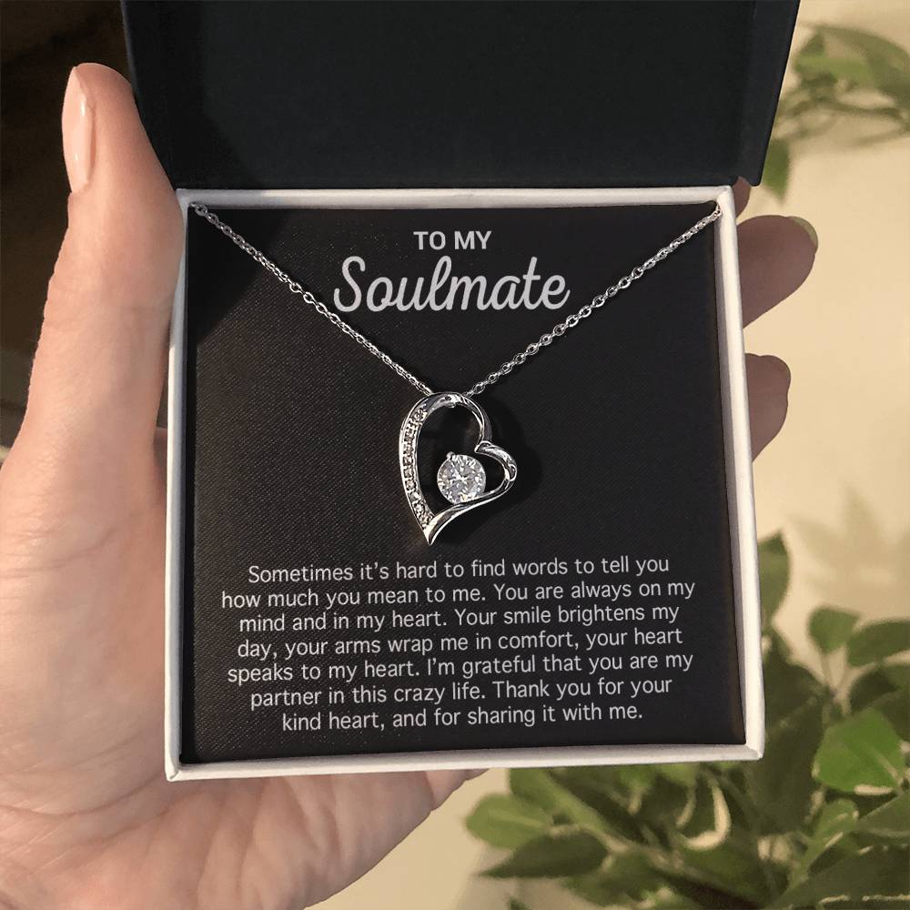 To My Soulmate Necklace, Gift For Wife, Anniversary Gift, Christmas Gift 9_11