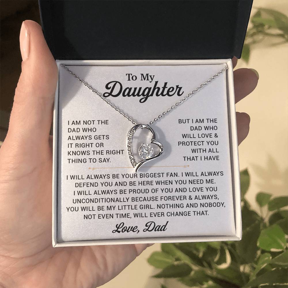 To My Daughter Necklace, Gift for Daughter from Dad, Father Daughter Necklace 1_11