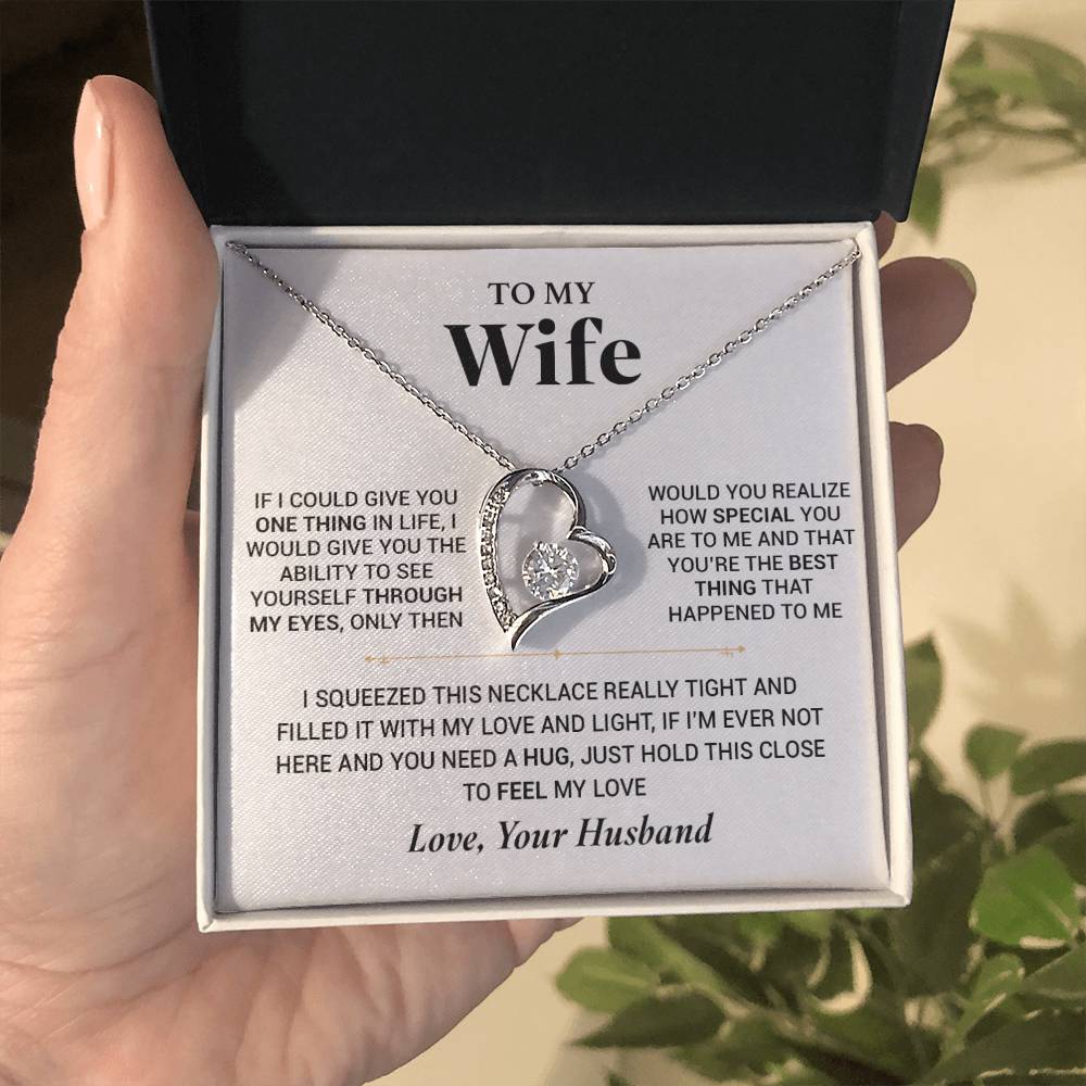 To My Wife Necklace, Christmas Gift For Wife, Christmas Gifts For Her, Wife Gift
