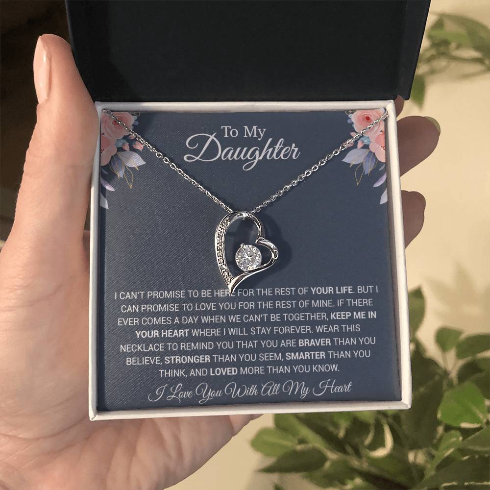 To My Daughter Necklace, Daughter Father Necklace, Daughter Gift From Dad, Mom 16_11