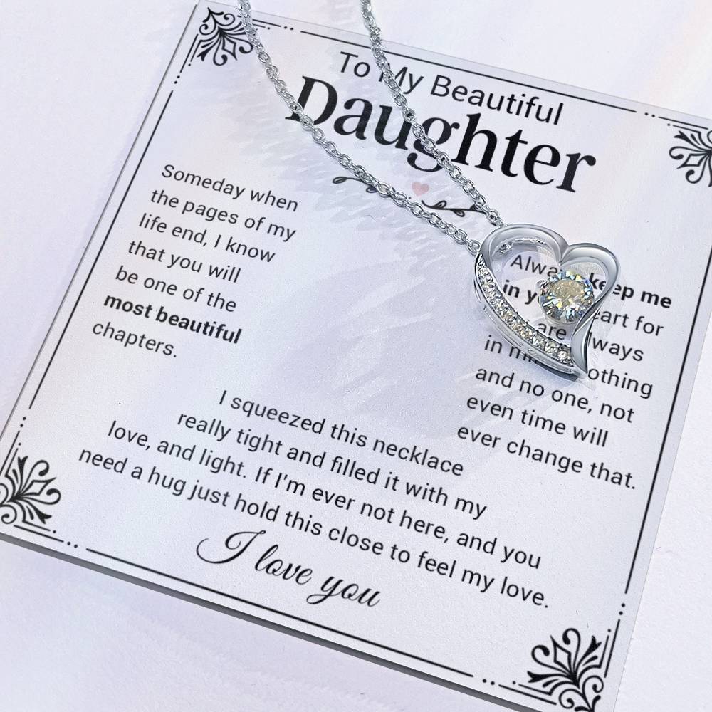 To My Daughter Necklace, Daughter Gift from Dad, Mom, Daughter Birthday Gift, Christmas Gift for Her 2_12