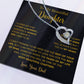 To My Daughter Necklace, Gift for Daughter from Dad, Father Daughter Necklace  22_5_Gold