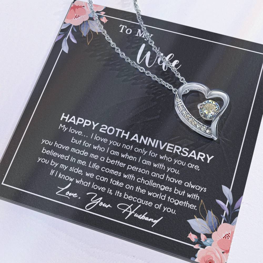 20th Anniversary Gift For Wife Necklace, 20 Year Anniversary, 20th Wedding Gift _11_11