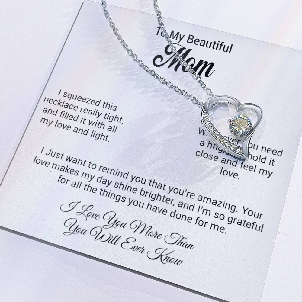 To My Mom Necklace, Gift For Mom, Birthday Gift For Mom, Mother's Day Gift