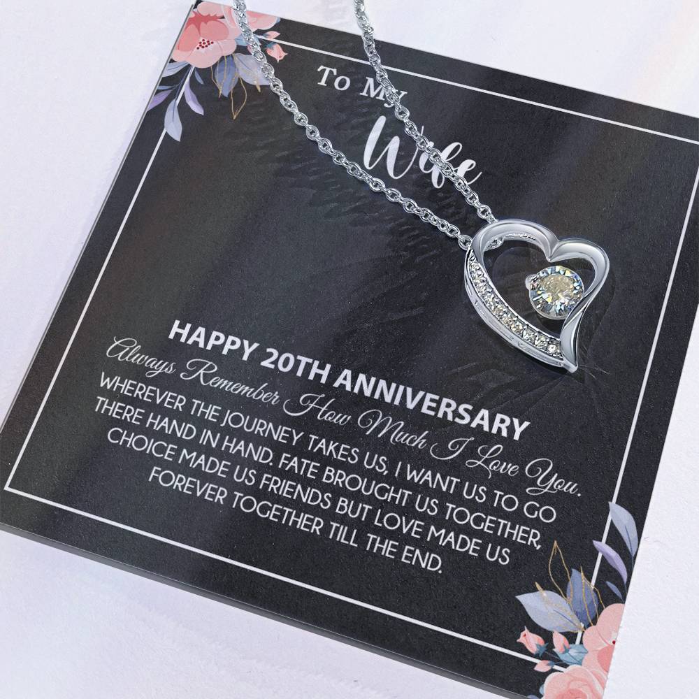 20th Anniversary Gift For Wife Necklace, 20 Year Anniversary, 20th Wedding Gift _28_8