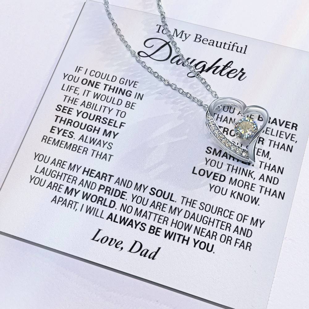 To My Daughter Necklace, Daughter Father Necklace, Daughter Gift From Dad 7_12