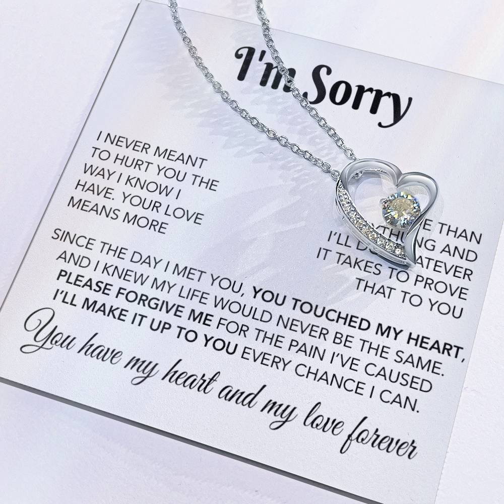 I'm Sorry Necklace Gifts, Apology Gifts For Her, Forgiveness Gift, Wife Gift 28_10