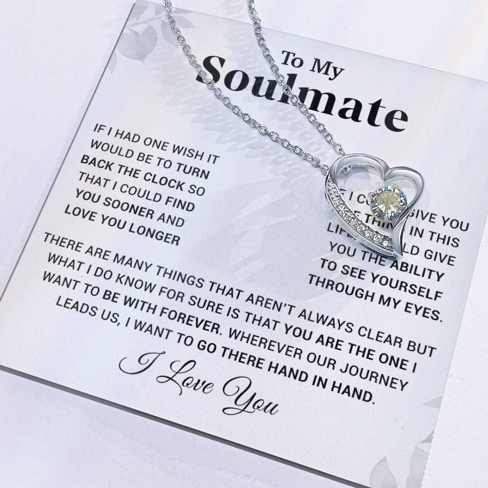 To My Soulmate Necklace, Christmas, Valentine Gift For Her, Gift For Soulmate 14_3