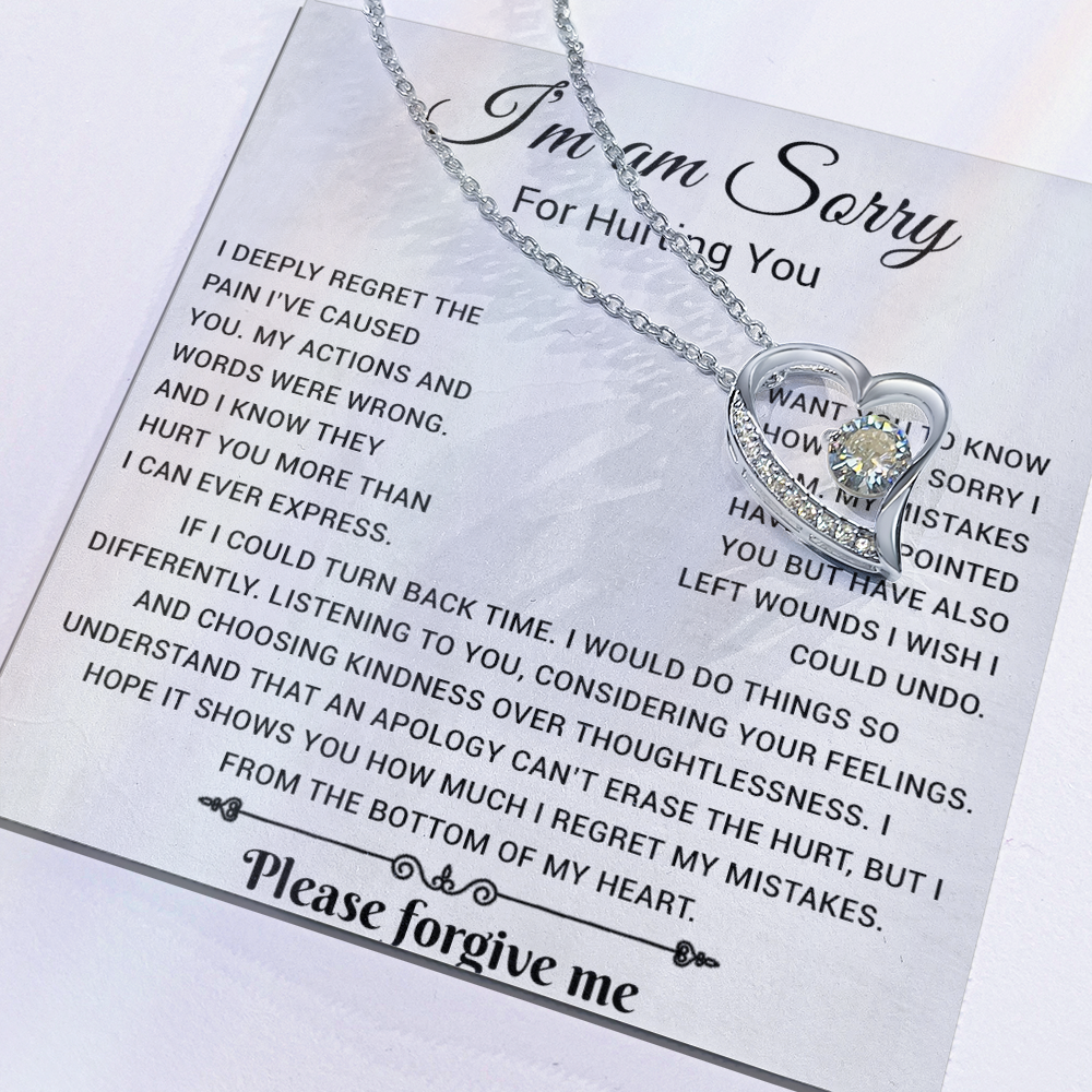 I'm Sorry Gift For Wife Necklace, Sorry Gift for Girlfriend, Forgiveness Gift For Her 25_5